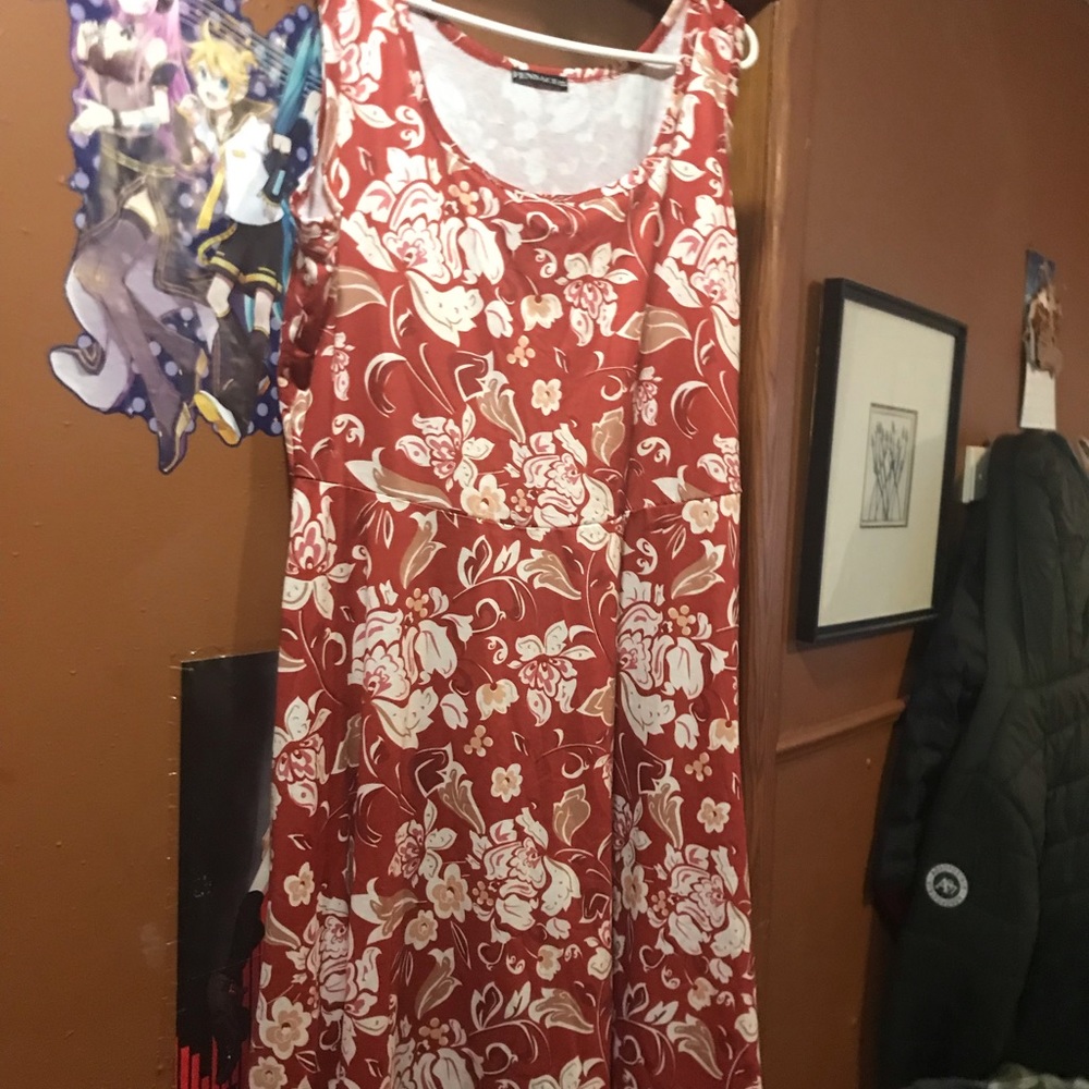 Flower dress size Xl